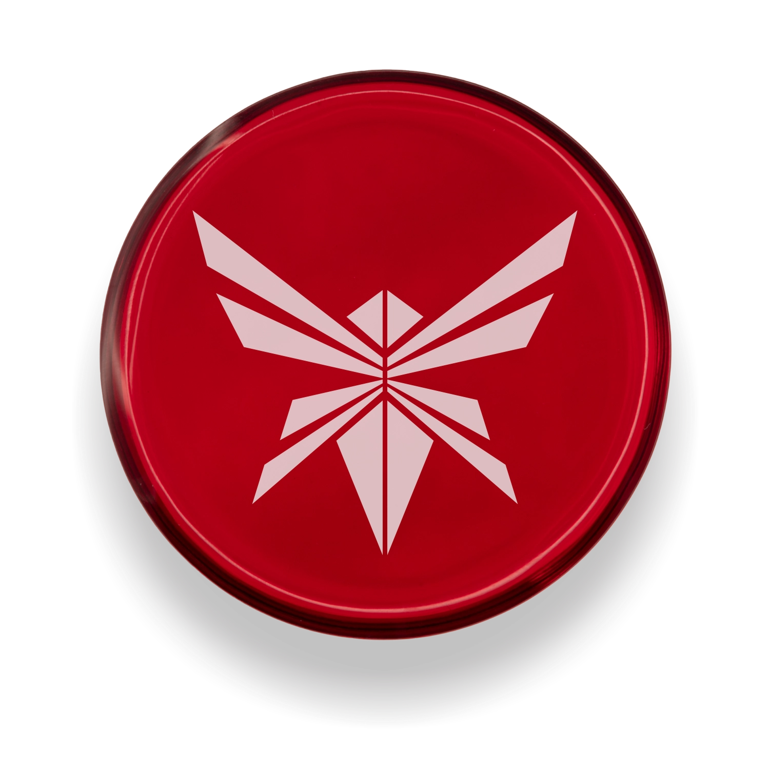 Firefly golf ball marker glowing in the dark