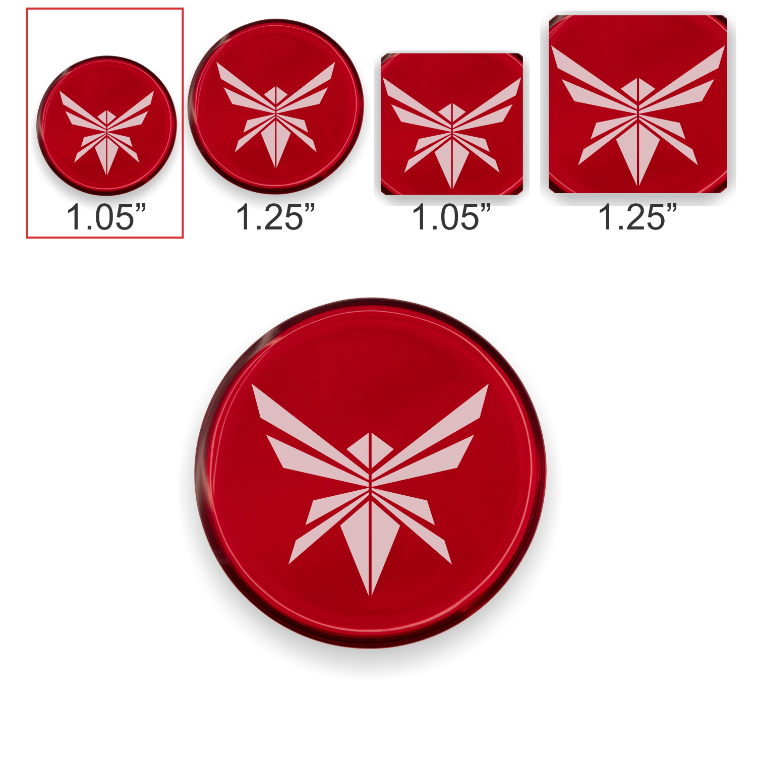 Custom Golf Ball Markers - Acrylic